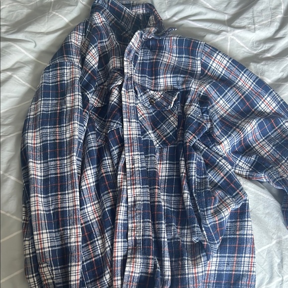 Other - Blue Plaid Men's Shirt
